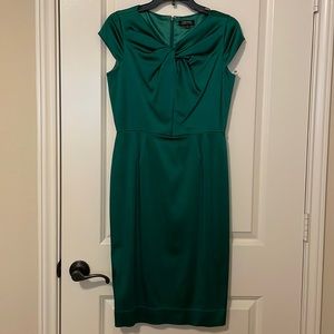 Tahari Arthur S Levine satin sheath dress